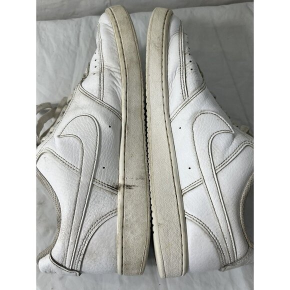 Court Vision Low CD5434-100 Leather All White Size 10 - Picture 5 of 12